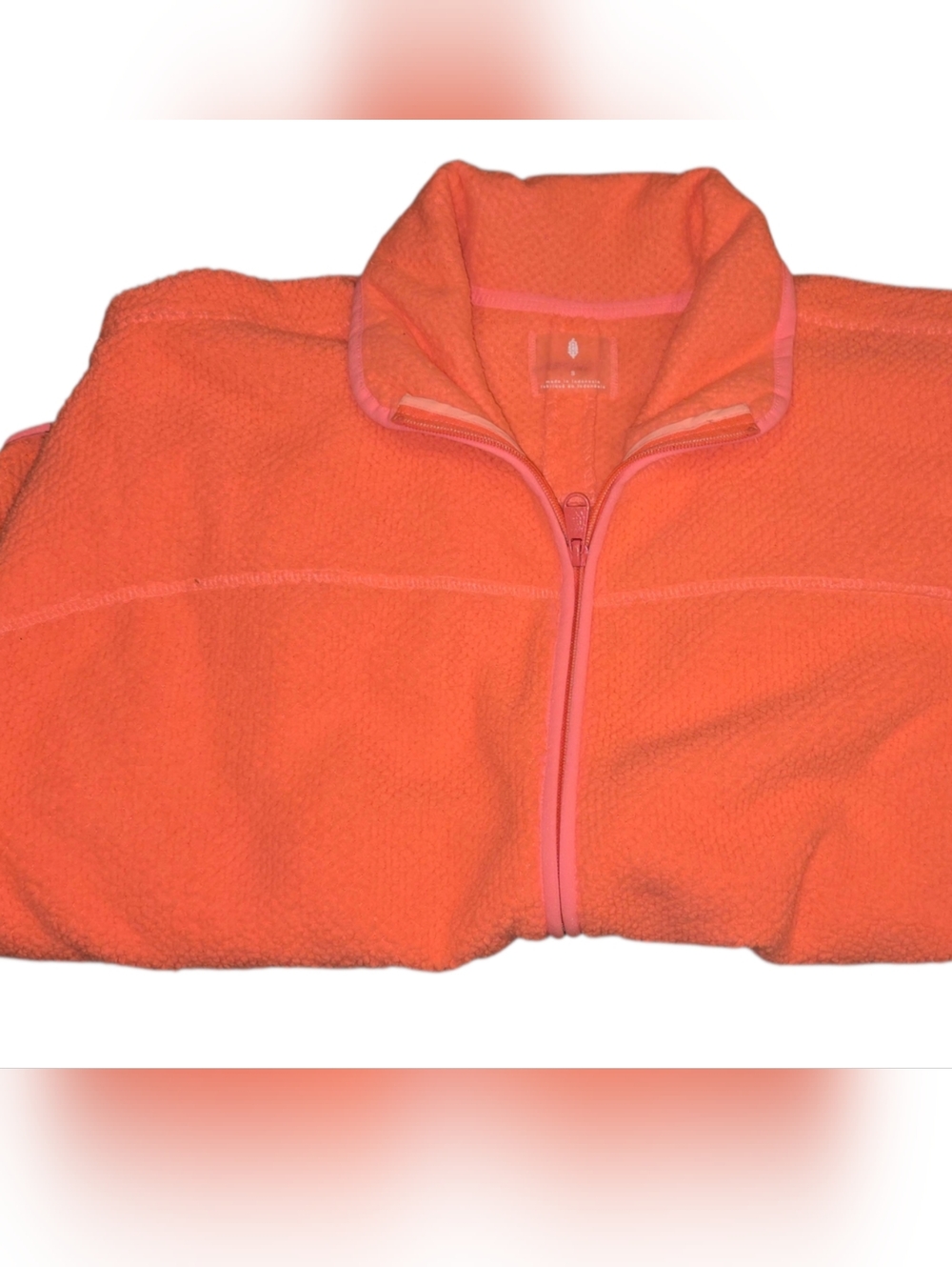 Free People FP Movement Ziggy Up Fleece Jacket Size Small - Picture 4 of 10